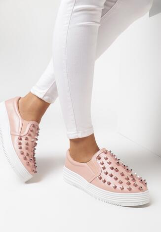 Różowe Slip On Power Rock
