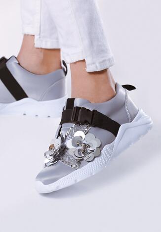 Szare Sneakersy Tear Flesh