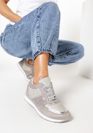 Szare Sneakersy Hype
