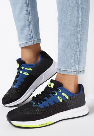 Czarno-Niebieskie Buty Sportowe No Compromise