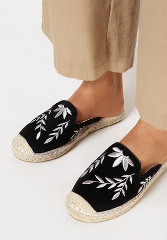 Czarne Klapki Soft Ribbon