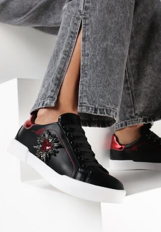 Czarne Buty Sportowe Chambray