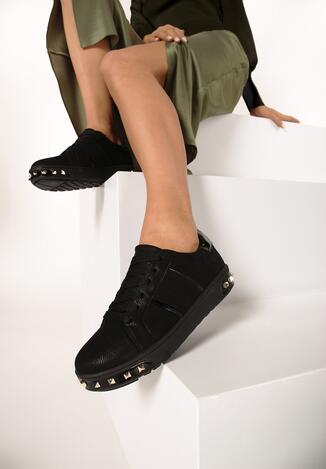 Czarne Buty Sportowe Capricorn