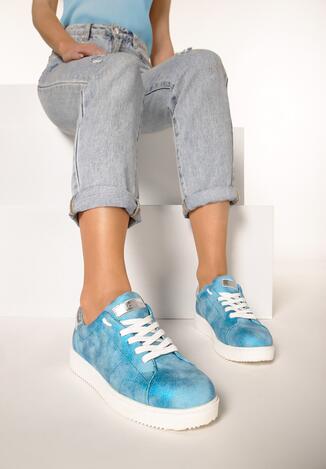 Niebieskie Buty Sportowe Dutch Girl