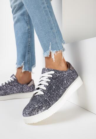 Srebrne Buty Sportowe Houndred Suns
