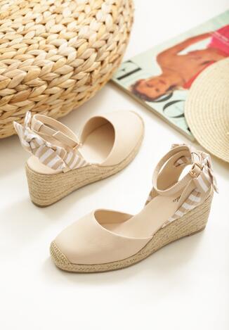 Beżowe Espadryle Taliah