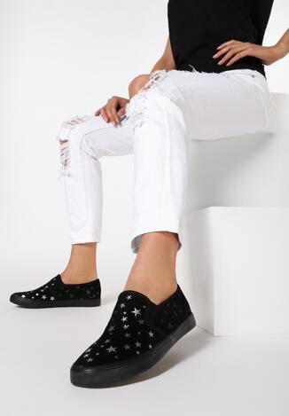Czarne Slip On Break Fee