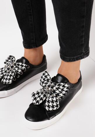 Czarne Buty Sportowe Giver