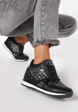 Czarne Sneakersy She's a Mystery