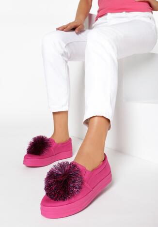 Fuksjowe Slip On Tassel