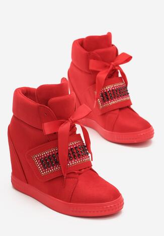 Czerwone Sneakersy Stop Me Now