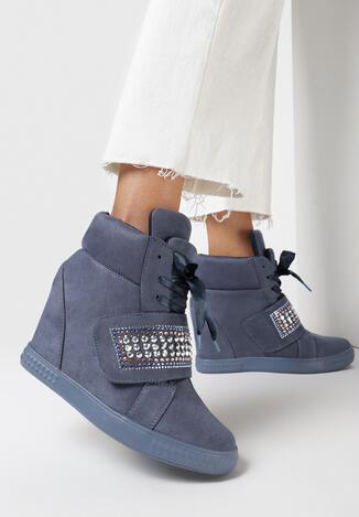 Niebieskie Sneakersy Stop Me Now
