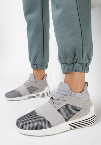 Szare Buty Sportowe Meteor Blade