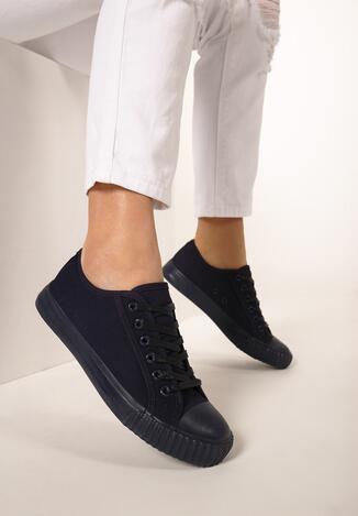 Granatowe Trampki Low Down