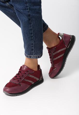 Bordowe Buty Sportowe Always Be Yourself
