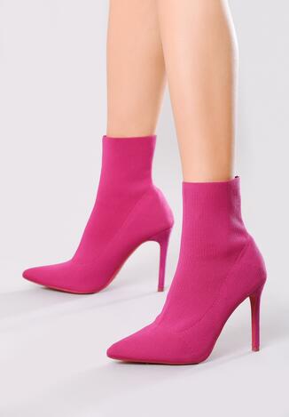 Fuksjowe Botki Vintage Lover