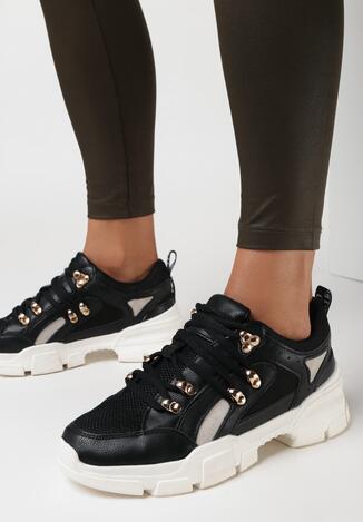 Czarne Sneakersy Designate