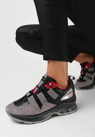 Czarne Sneakersy Stubbornness