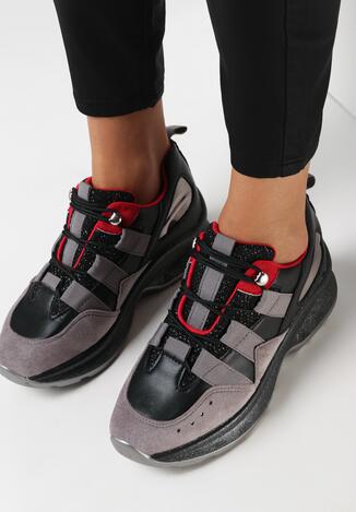Czarne Sneakersy Stubbornness