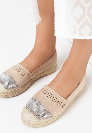 Beżowe Espadryle Siblinghood