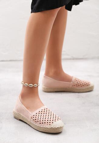 Rózsaszín espadrilles