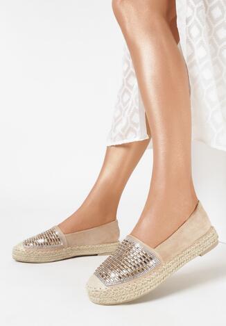 Beżowe Espadryle Bro