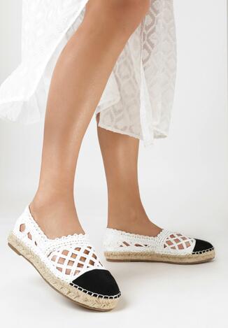 Białe Espadryle Step Dance