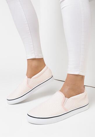 Różowe Slip On Mime