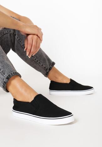 Czarne Slip On Needed You So