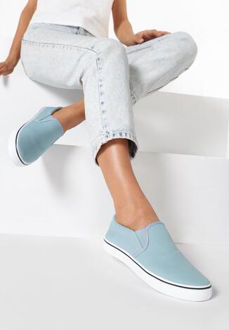 Niebieskie Slip On Needed You So