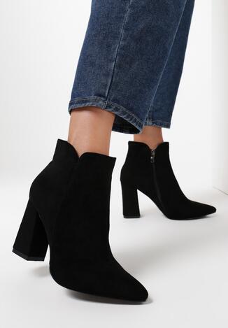 Czarne Botki Ladywood