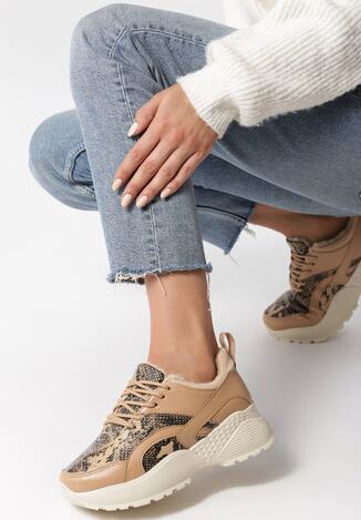 Beżowe Sneakersy Trindade