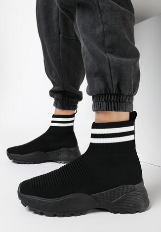 Czarne Sneakersy Breves