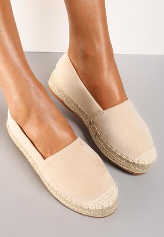Beżowe Espadryle Thaxie