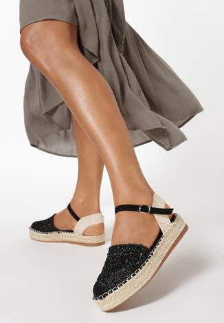 Czarne Espadryle Morgata