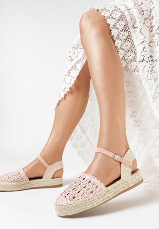 Różowe Espadryle Morgata