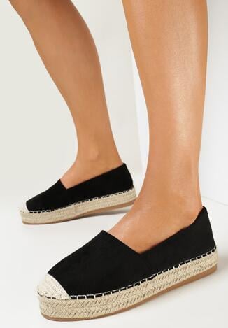 Fekete espadrilles