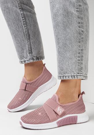 Różowe Buty Sportowe Finemond