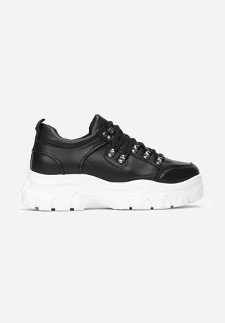 Czarne Sneakersy Calyreisis