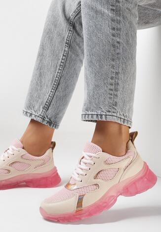 Różowe Sneakersy Prisolphi