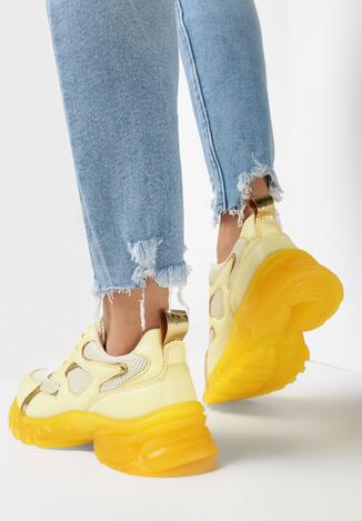 Żółte Sneakersy Prisolphi