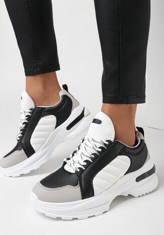 Czarne Sneakersy Hyneh