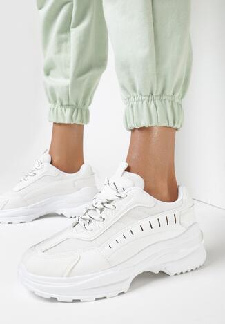 Białe Sneakersy Castymes