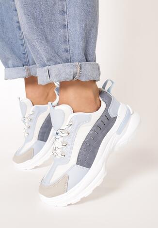Błękitne Sneakersy Castymes