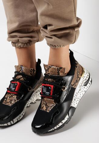 Czarne Sneakersy Livesey