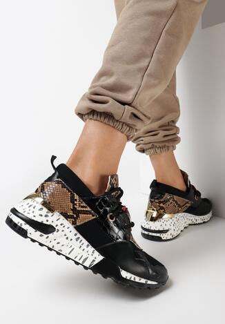 Czarne Sneakersy Livesey