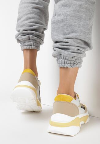 Beżowe Sneakersy Thonimoni