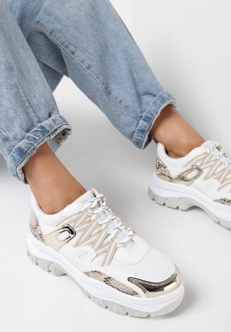 Beżowe Sneakersy Foggyvine