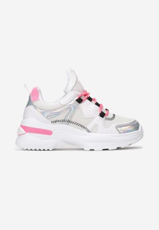 Biało-Fuksjowe Sneakersy Whitfall