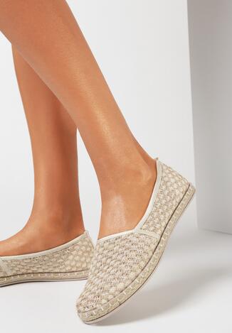 Kremowe Espadryle Adralodia